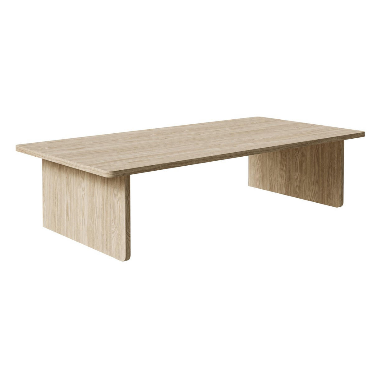 COUCHTISCH 2ER-SET Usalo Holzoptik Eiche 140x90 / 90x55 cm - Eichefarben/Beige, Holzwerkstoff (90/140/40cm) - Selsey