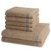 FROTTIERSET Sinfonie 6-teilig - Braun, Textil (50/100cm) - Ross