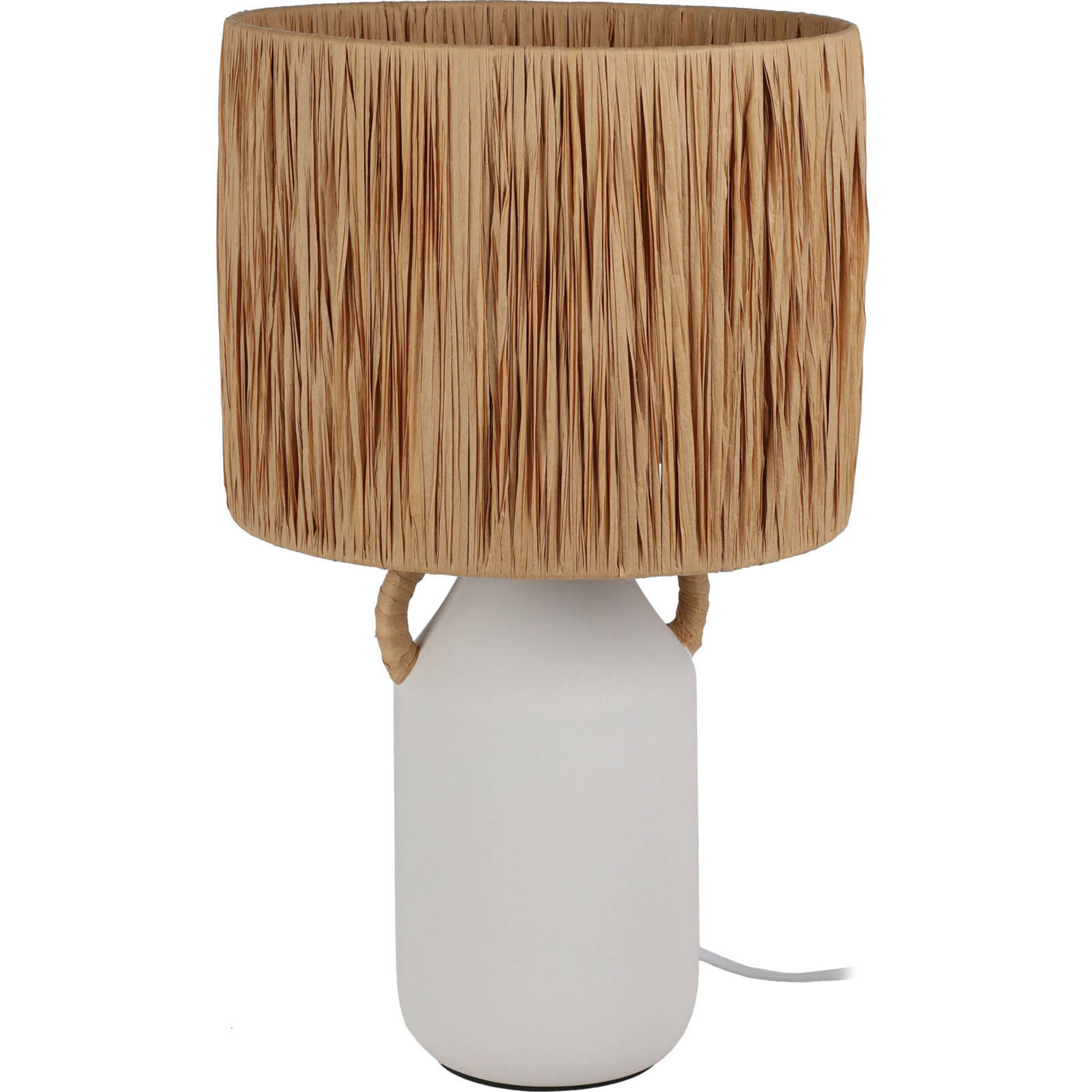 TISCHLAMPE Keramik Ø 24/42 cm - Beige, Keramik (24/24/42cm)