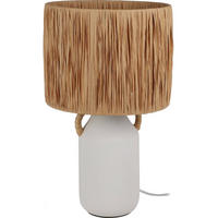 TISCHLAMPE Keramik Ø 24/42 cm - Beige, Keramik (24/24/42cm)