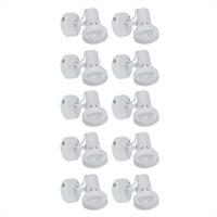 WANDLEUCHTE Spot Weiß Schwenkbar 10er Set - Weiß, Kunststoff/Metall (14/11/8cm)
