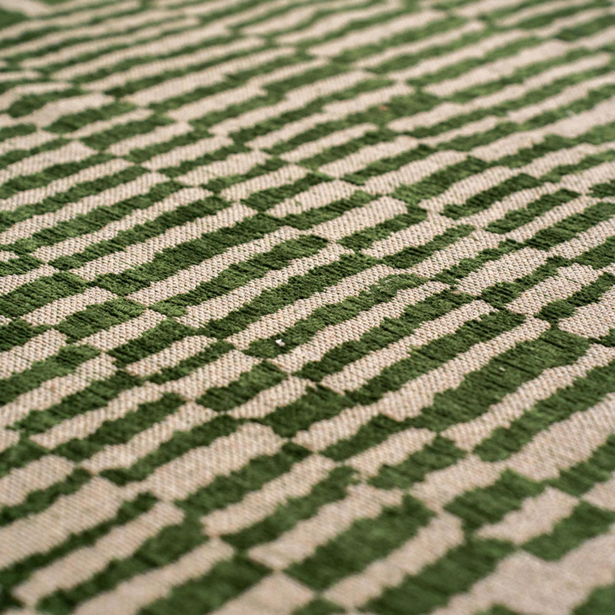 TEPPICH Oasis Structures Berber 240/240 cm - Grün, Textil (240/240cm) - Louis De Poortere