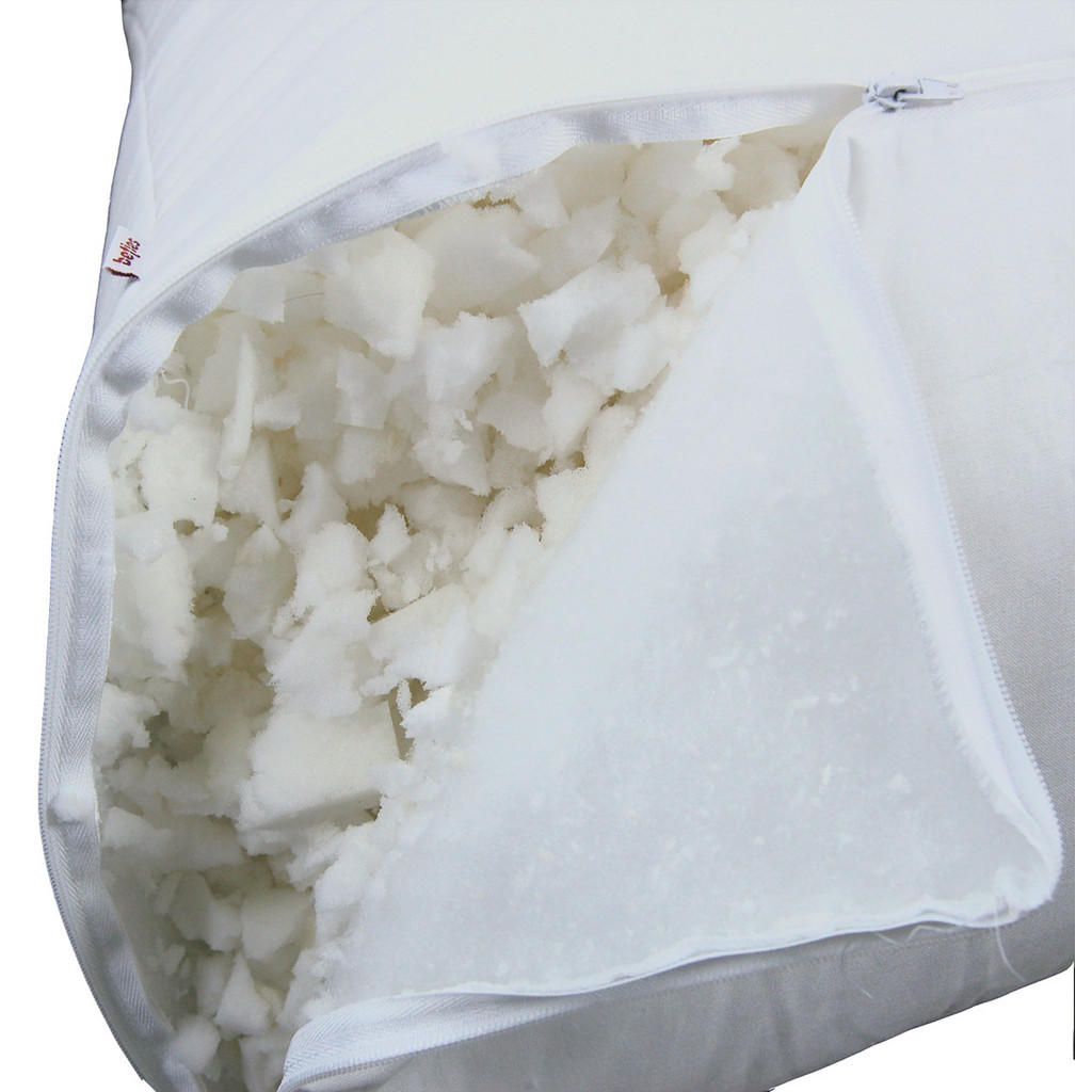 Thumbnail - beties Heimtextil Boden-/Rundkissen, Weiß, Naturmaterialien, Uni, Füllung: Schaumstoff, Rund, Oeko-Tex® Standard 100, He...