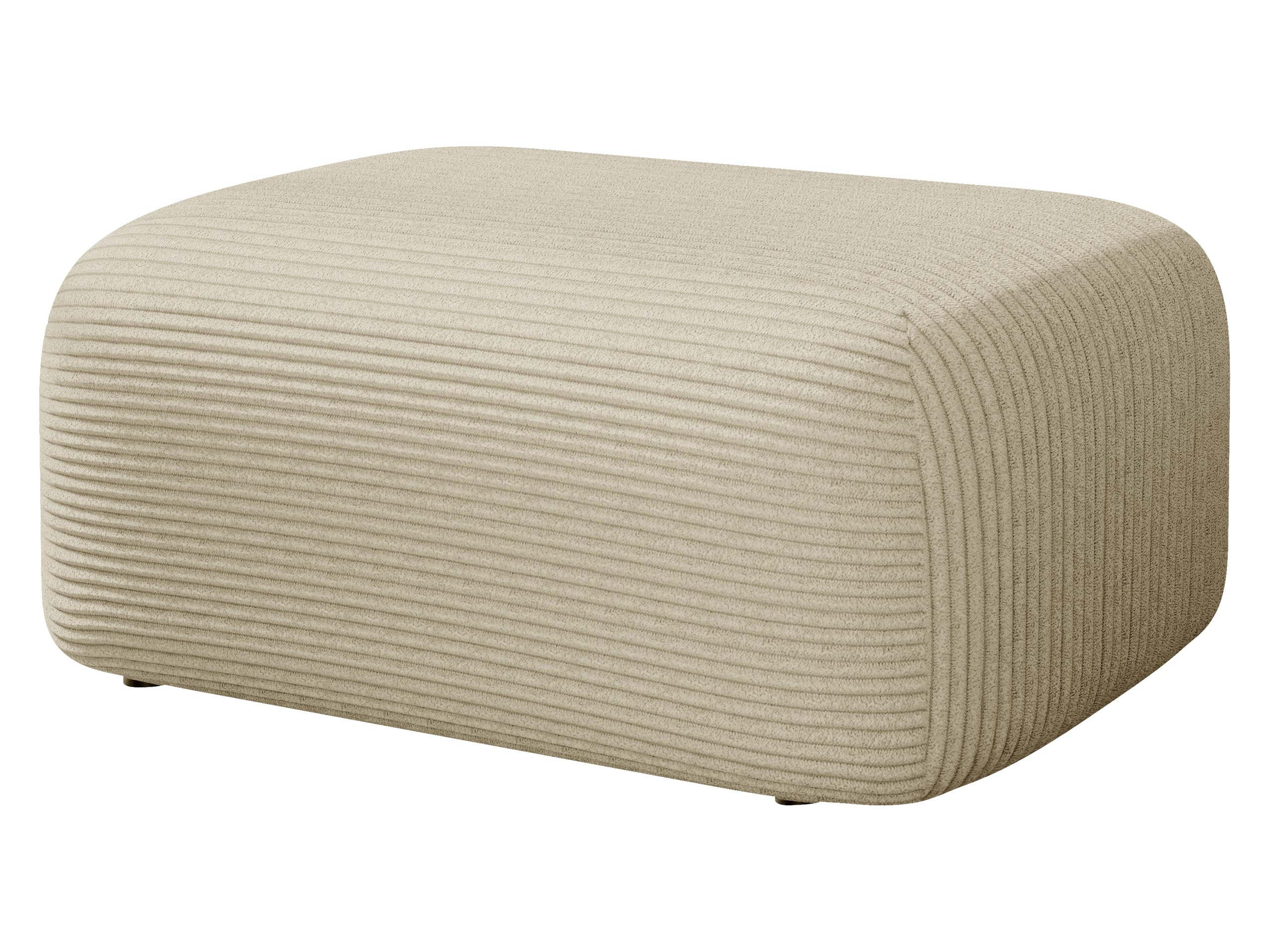 POLSTERHOCKER Piano Cord - Schwarz/Naturfarben, Holz/Kunststoff (70/38/55cm) - MIRJAN24