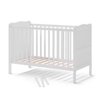 BABYBETT Tobi Weiß 60x120 cm - Weiß, Holz (60/120cm) - VitaliSpa