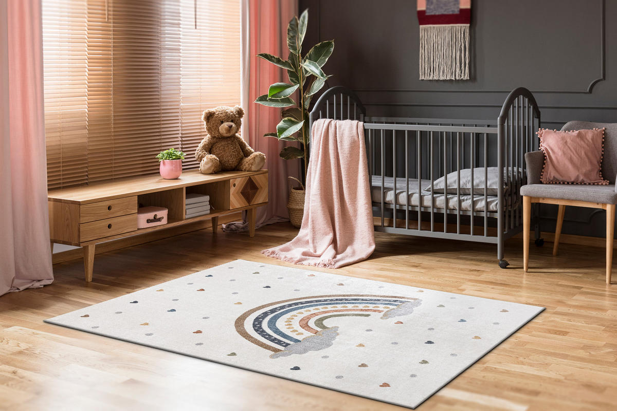 TEPPICH Bono 160/220 cm - Creme, Textil (160/220cm) - rugsX