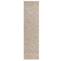 TEPPICH Uni-Design, hochdicht MEDWAY, Beige 60x230 cm - Beige, Textil (60/230cm) - KADIMA DESIGN