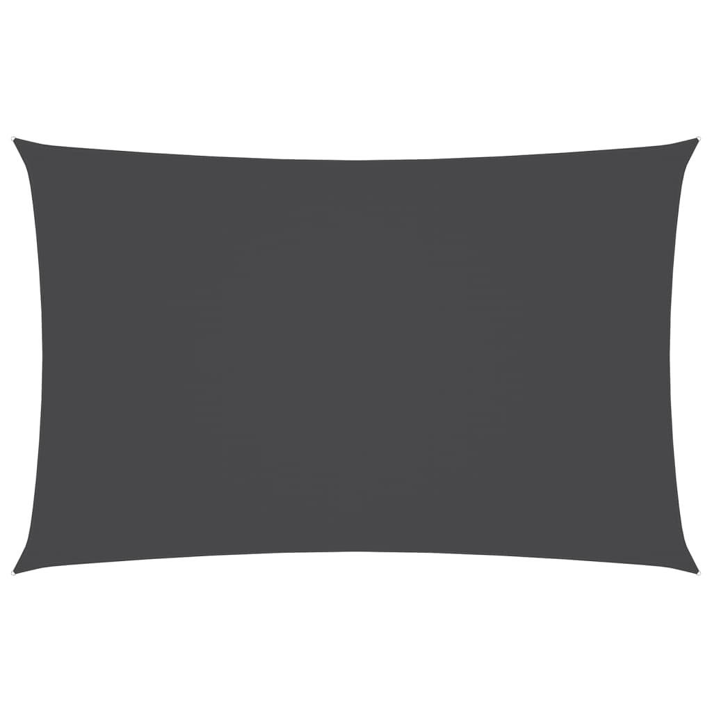 SONNENSEGEL Oxford-Gewebe Rechteckig 4/7 M Anthrazit - Anthrazit, Textil (400/700cm) - vidaXL