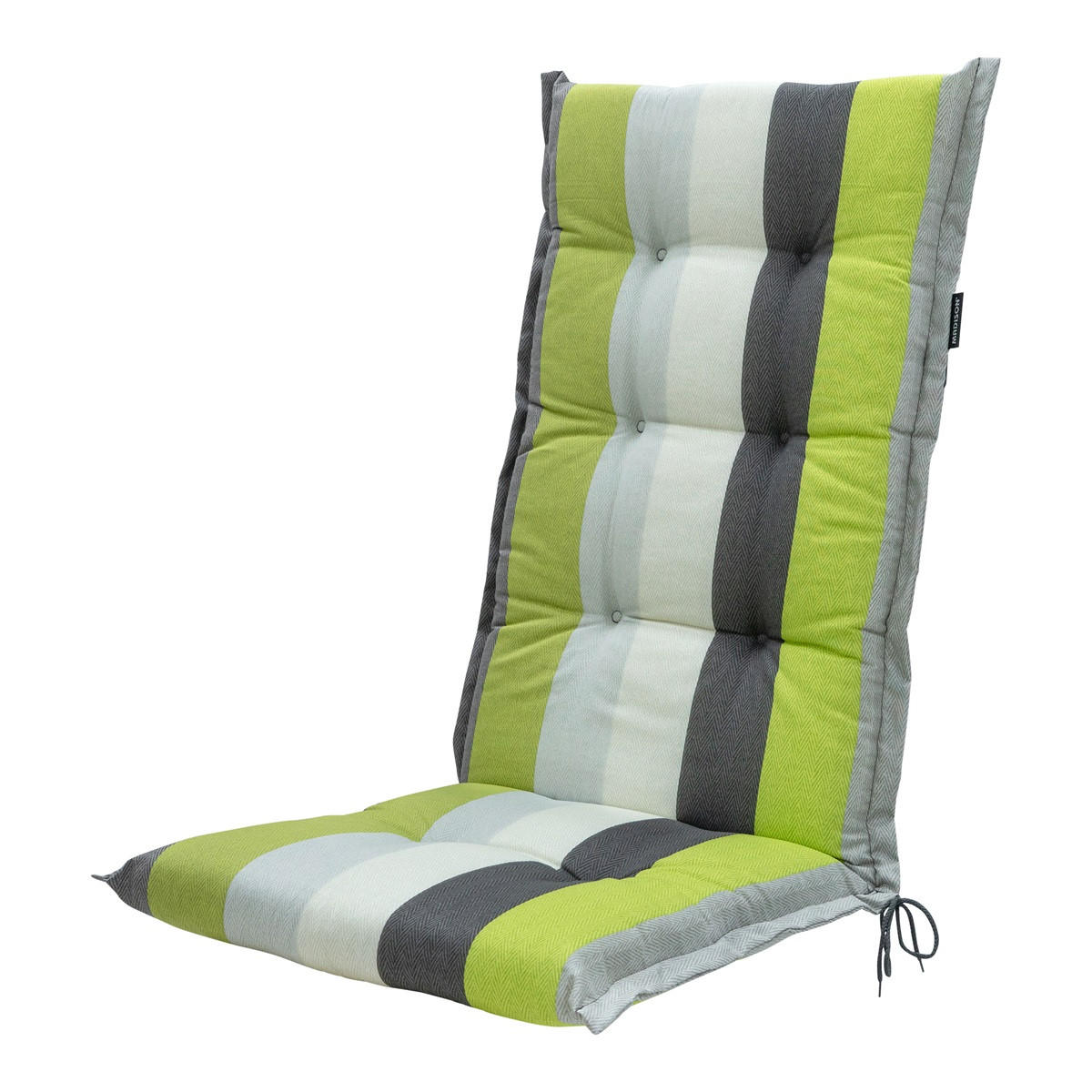 GARTENSTUHLKISSEN Victoria 123/50 cm 4er-Set - Grün, Textil (50/7/123cm) - Madison