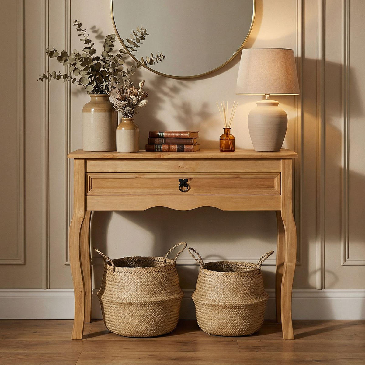 KONSOLENTISCH SALSA braun - Braun, Holz (35/73/73cm) - CARO-Möbel