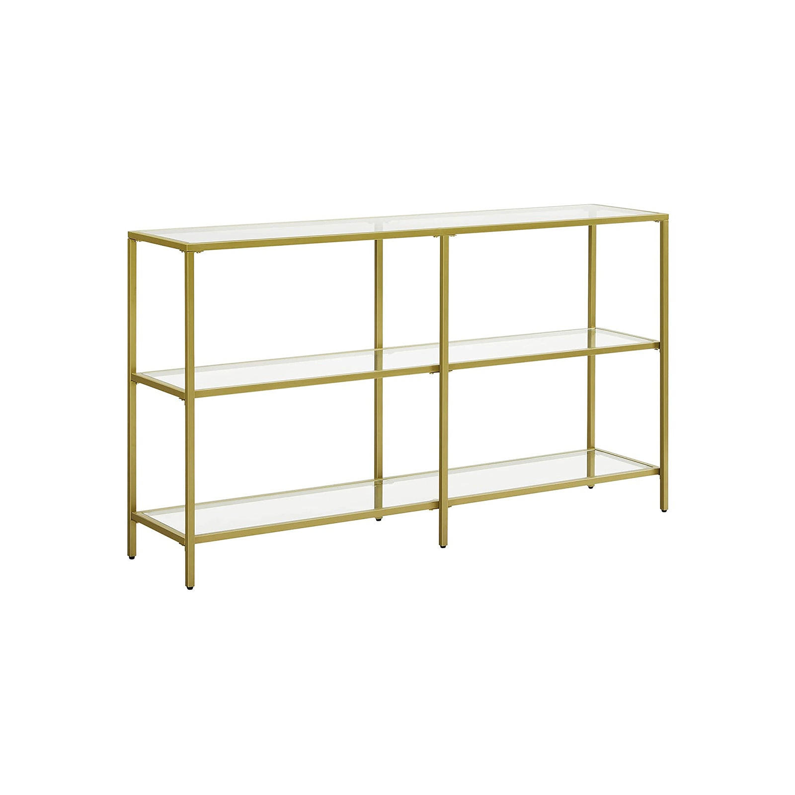 KONSOLENTISCH - Goldfarben, Metall (130/30/73cm) - Hansiro