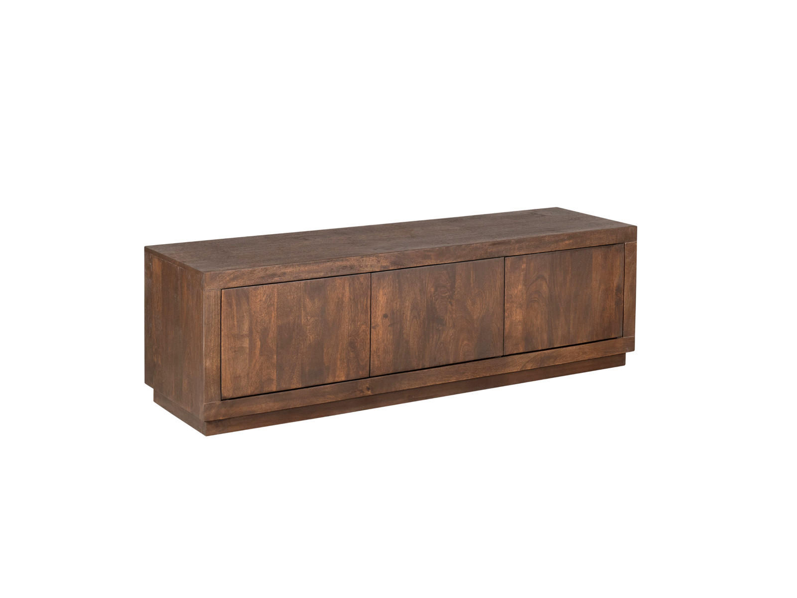 LOWBOARD Leuven Mangoholz 150 cm / 42 cm Braun - Braun, Holz (150/46/42cm) - Villa Möbel