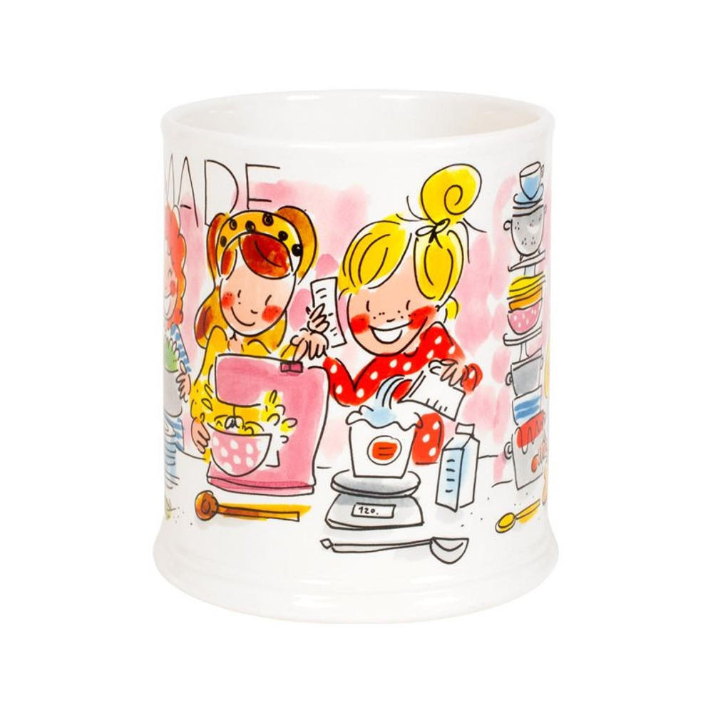 VORRATSDOSE Glück ist hausgemacht in Bunt - 22,5cm - Multicolor, Keramik (16/18.2/16cm) - Blond Amsterdam