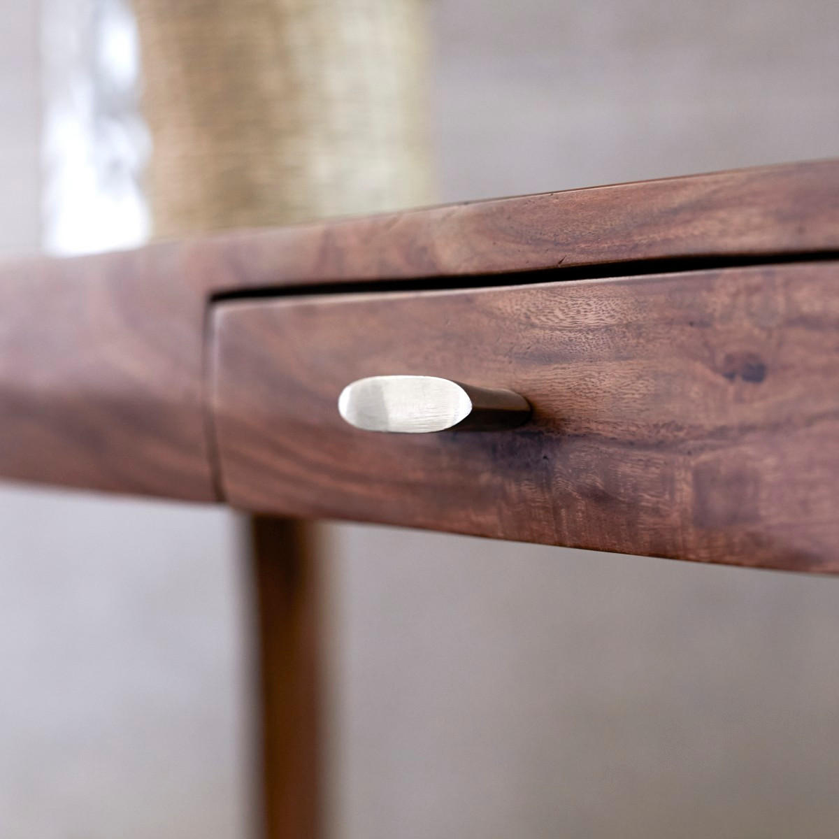 KONSOLENTISCH Luna Natur aus Palisander - Naturfarben, Holz (58/128/80cm) - Tikamoon
