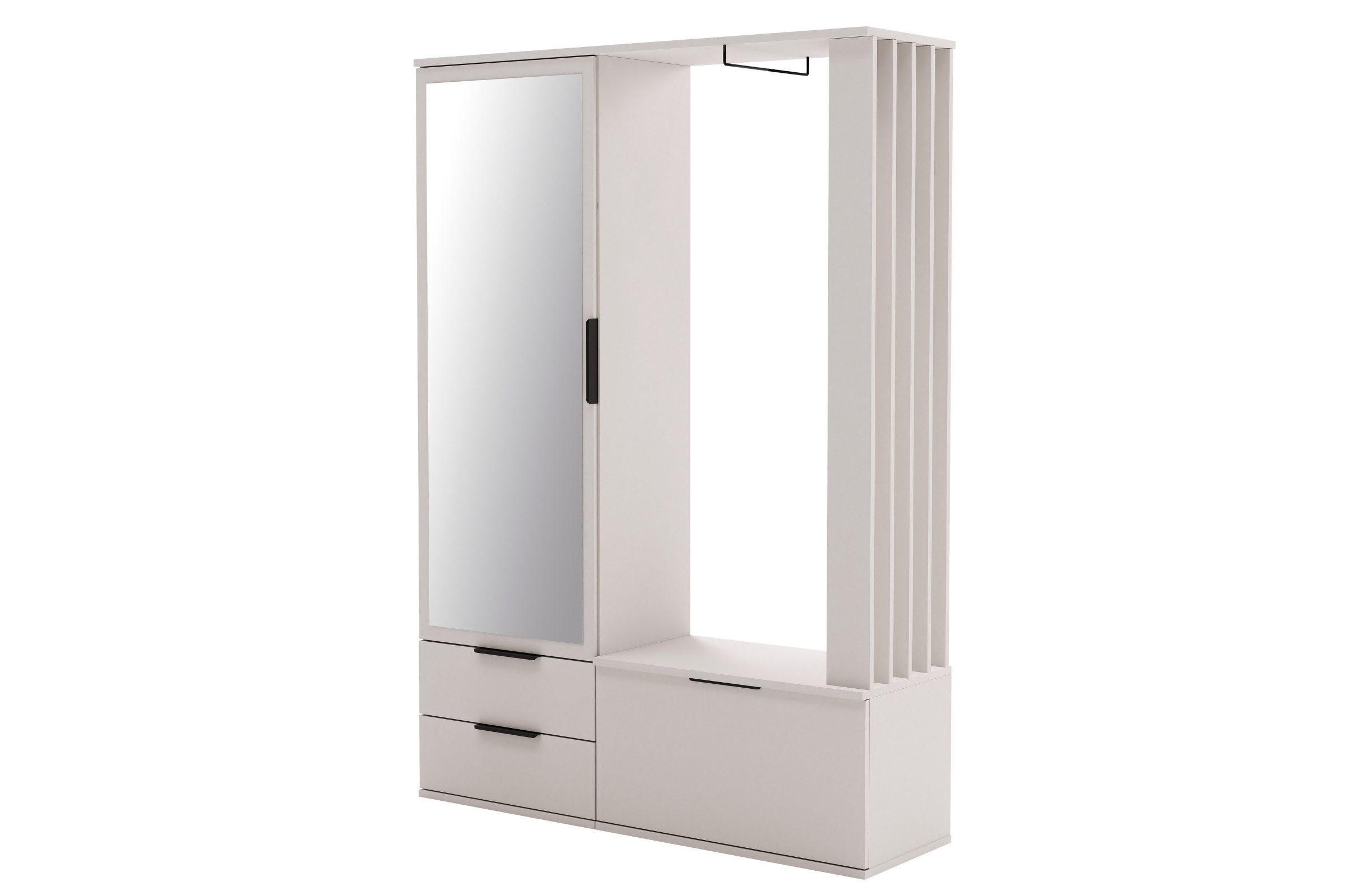 GARDEROBE FAMO 140/200 in Kaschmir - Kaschmir, Holzwerkstoff (140/200/43cm) - Deine Möbel 24