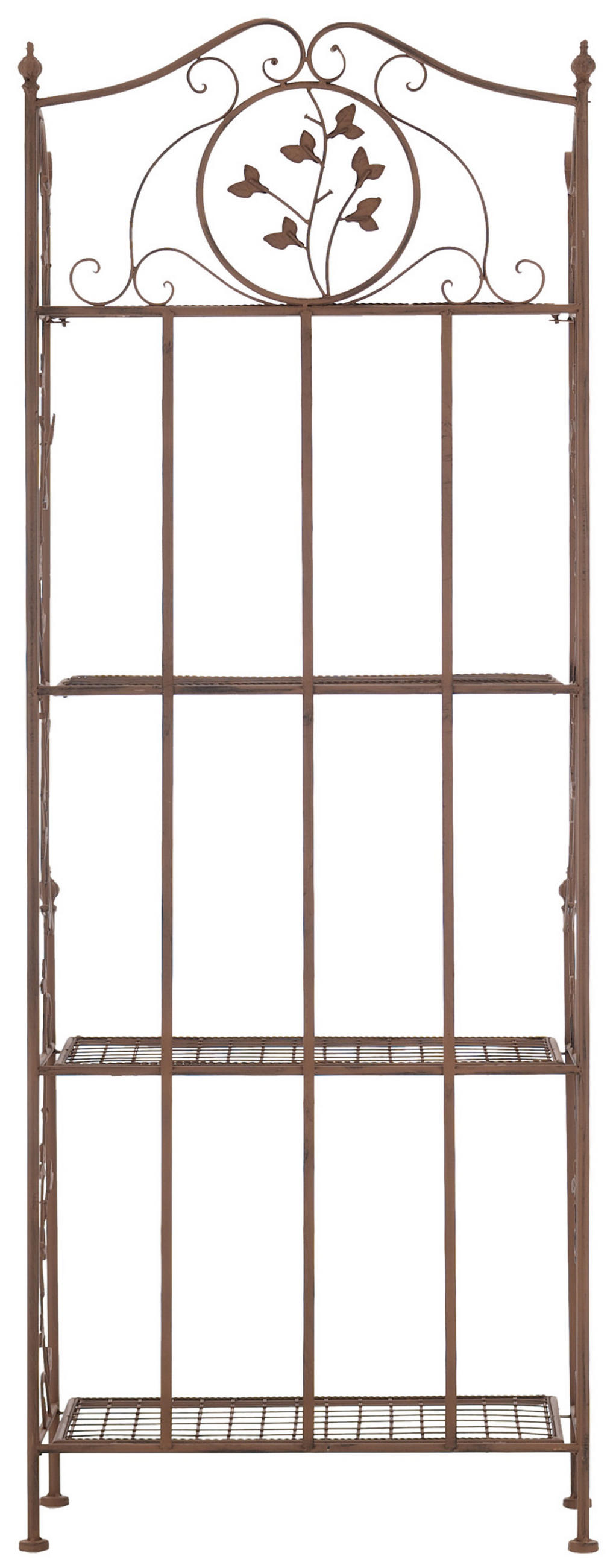 STANDREGAL Aaron antik braun - Braun, Metall (60/158/33cm) - TPFGarden