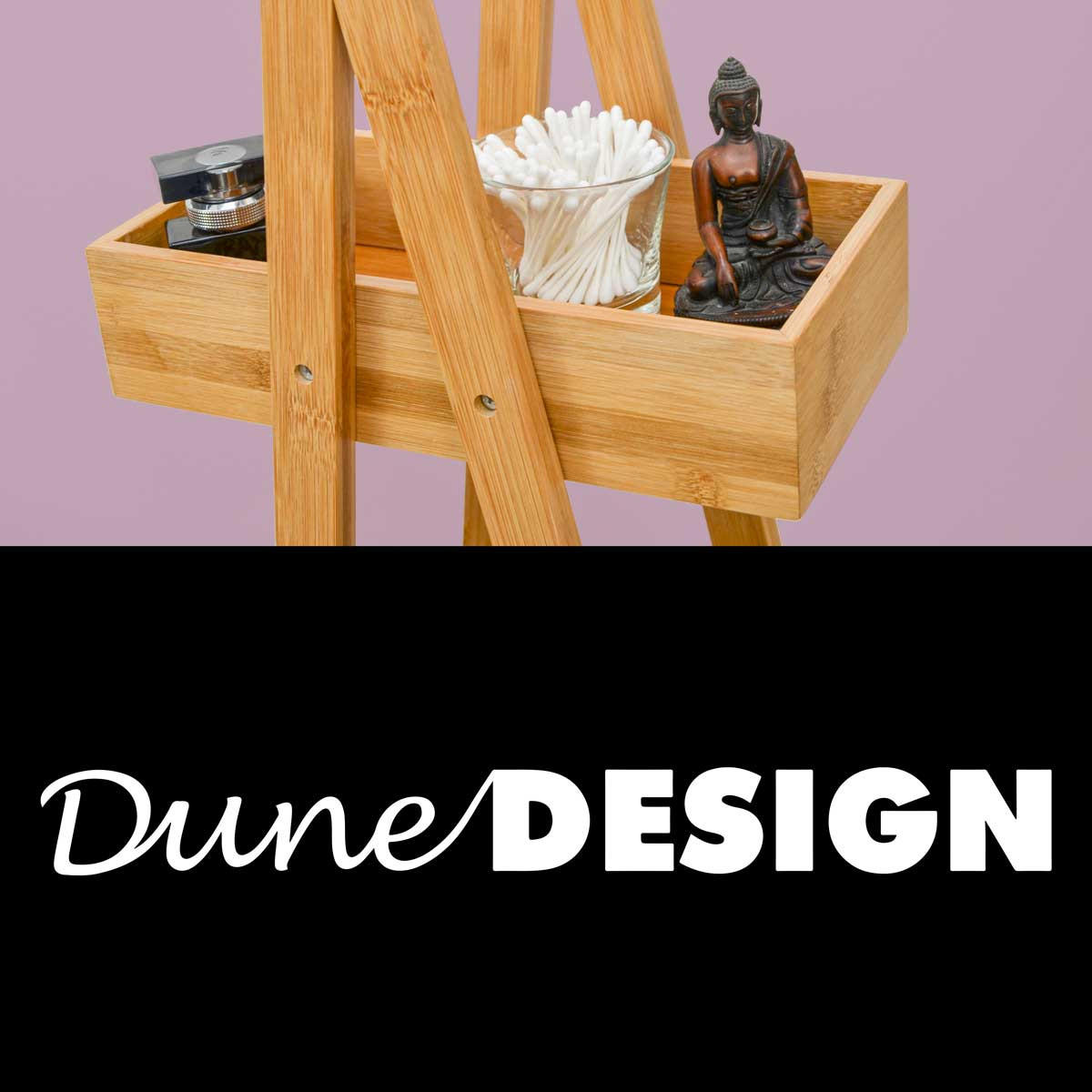 BAMBUS-BADEZIMMER-REGAL 30x18x80 cm inkl. 3 Körbe - Braun, Holz (18/80/30cm) - Dunedesign