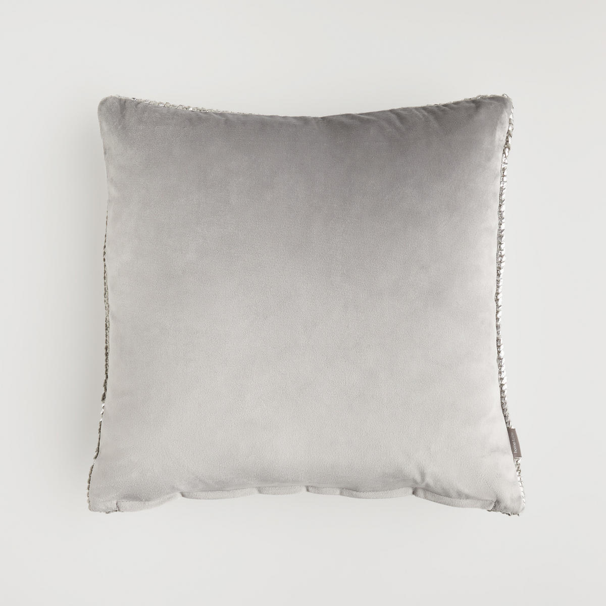 KISSENBEZUG Cardig - Hellgrau, Kunststoff (45/45cm) - home&you