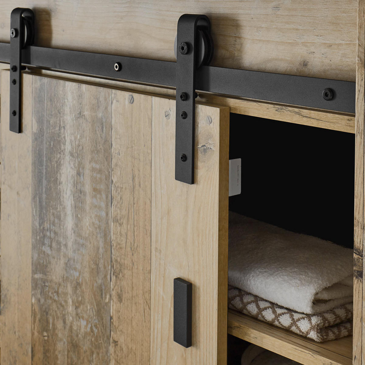 KOMMODE Shelton-61 - Braun, Holzwerkstoff (93/91/38cm) - Lomado