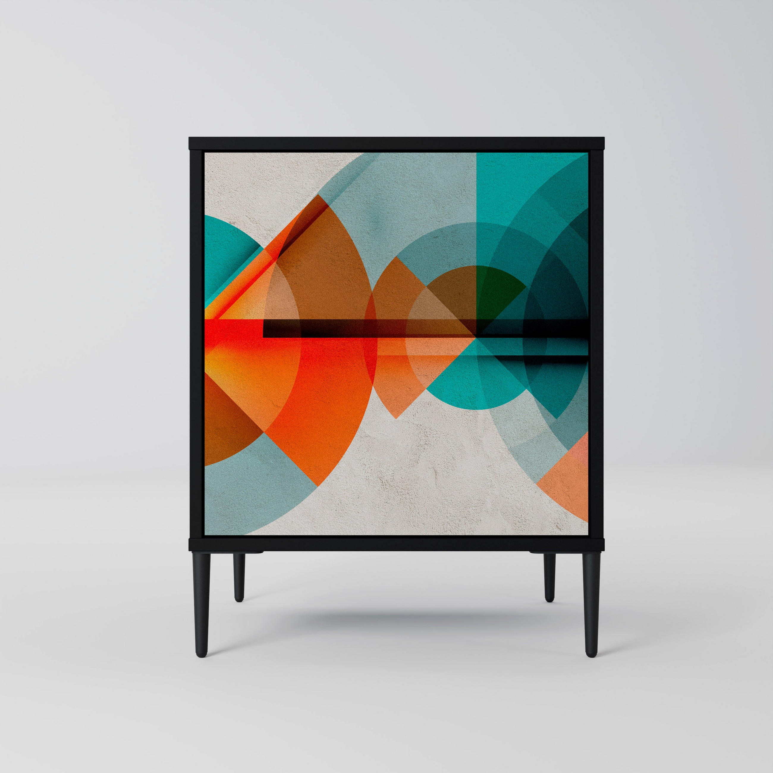 SpaceRebels Sideboard Schwarz 57.5x72.5x42 cm
