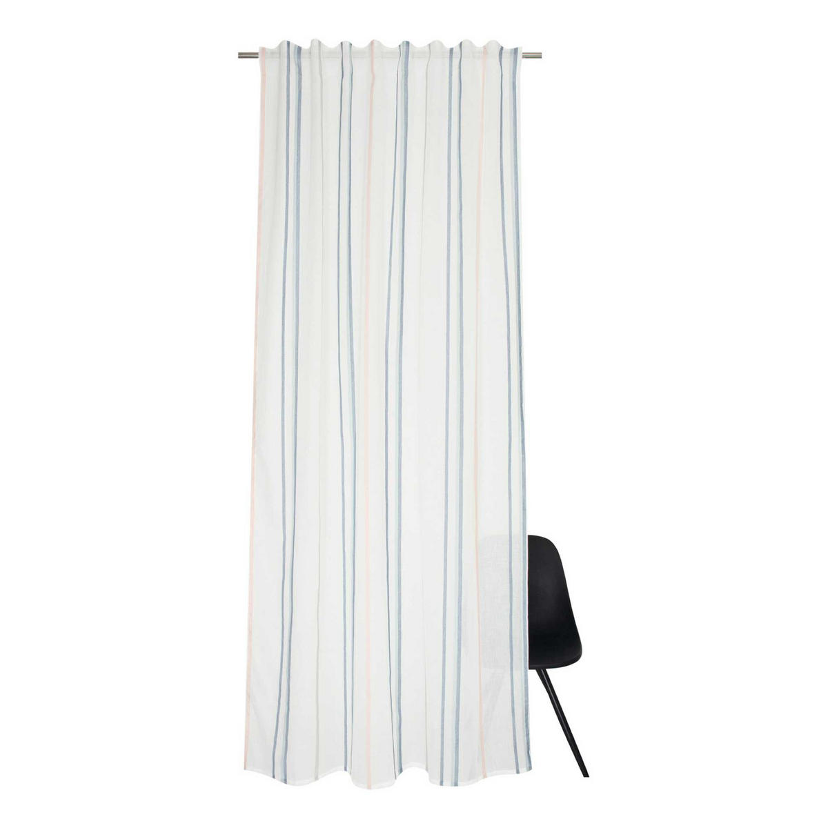 HALBTRANSPARENTER SCHLAUFENVORHANG TOMMY - Multicolor, Textil (130/0.5/250cm) - Esprit