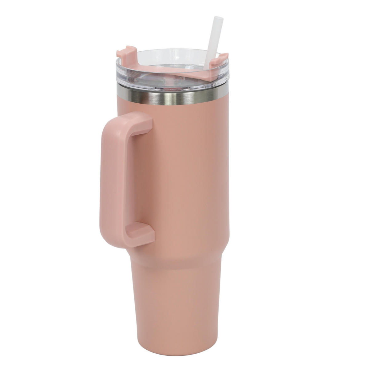THERMOBECHER aus Edelstahl Rosa 1,2 l 14/10/26,5 cm - Rosa, Metall (1.2L) - Excellent Houseware