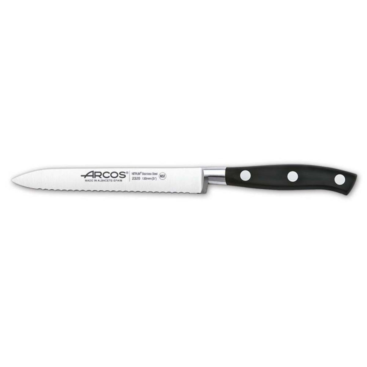 GEMÜSEMESSER Silber 23/2/23 cm 232000 - Silberfarben, Metall (23cm) - Arcos
