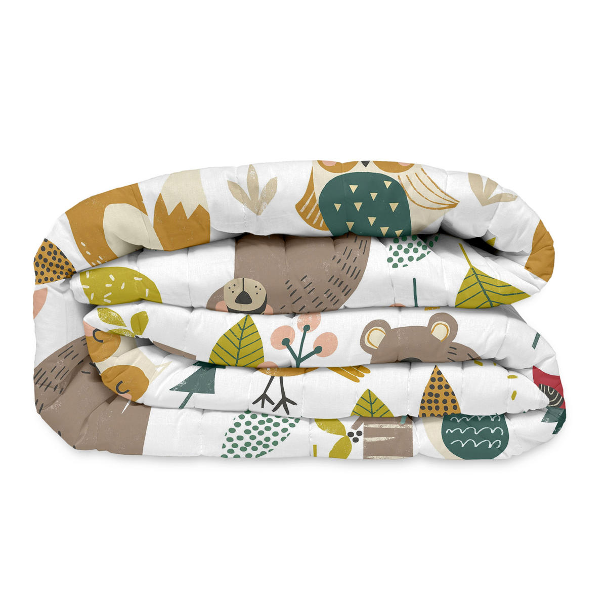 TAGESDECKE Harvestwood 100x130 cm (Kinderbett) - Multicolor, Textil (100/130cm) - Happy Friday