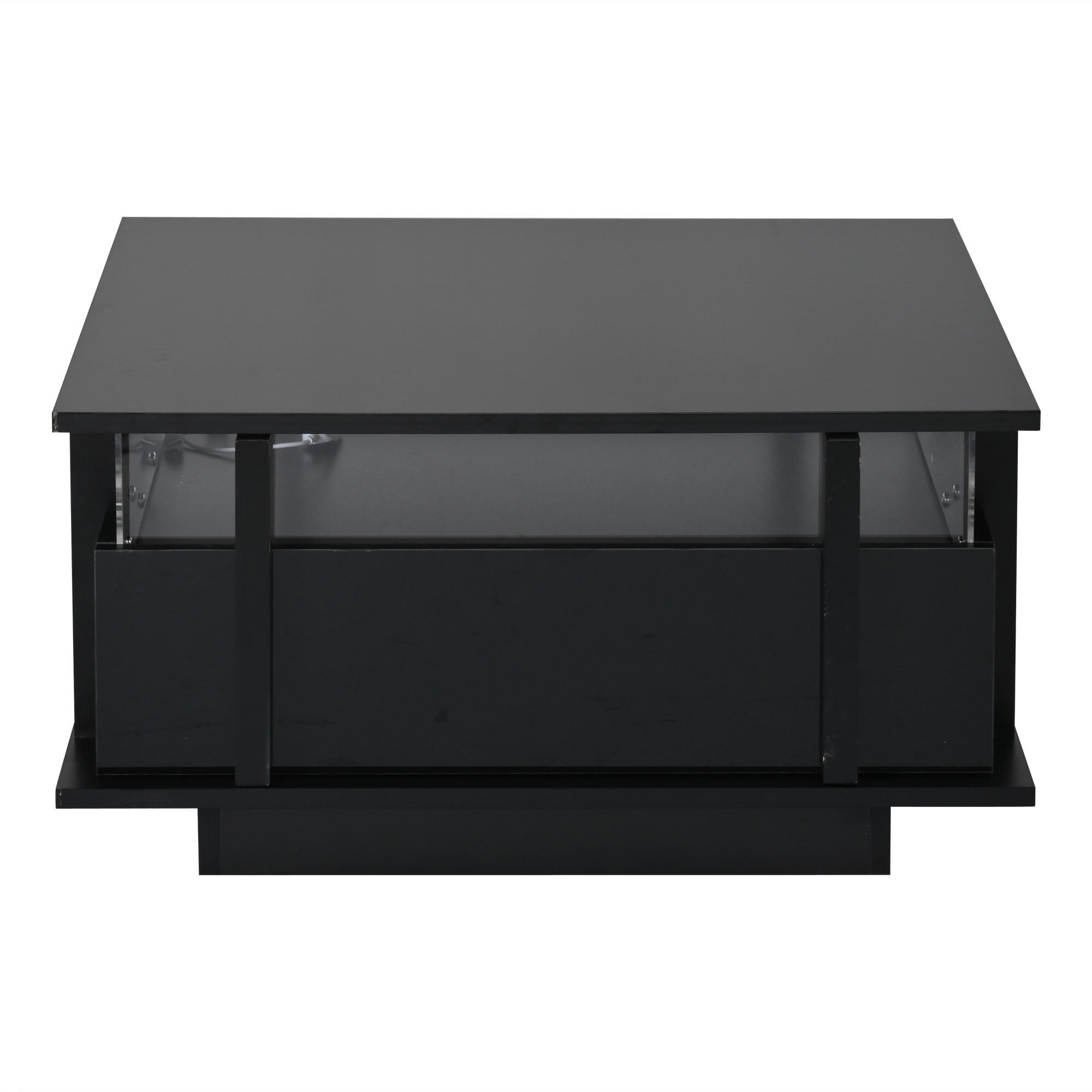 XXXLutz Couchtisch Schwarz 70x35x70 cm