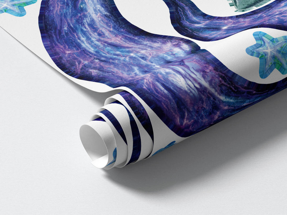 WANDAUFKLEBER 100x150cm - Weltraumträume - Multicolor, Kunststoff (100/150/0.1cm) - Wallfluent