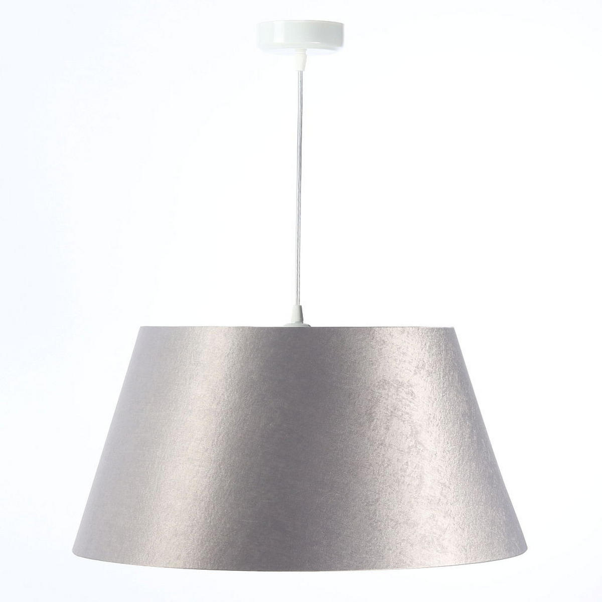 HÄNGELEUCHTE Grau 50/27 cm - Silberfarben, Kunststoff (50/1.3/27cm) - ONZENO