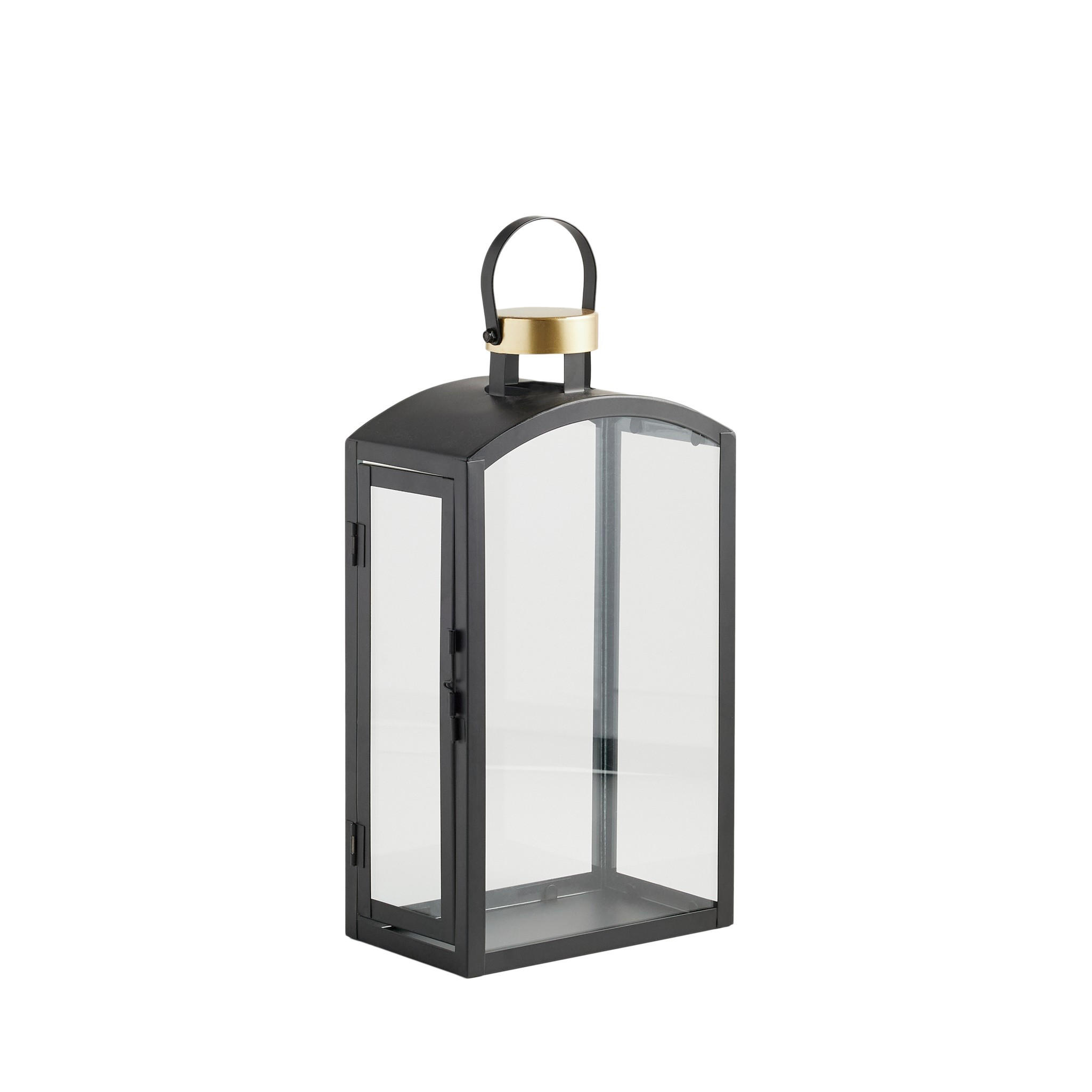 LATERNE Arn - Schwarz, Metall (19/36/12cm) - home&you