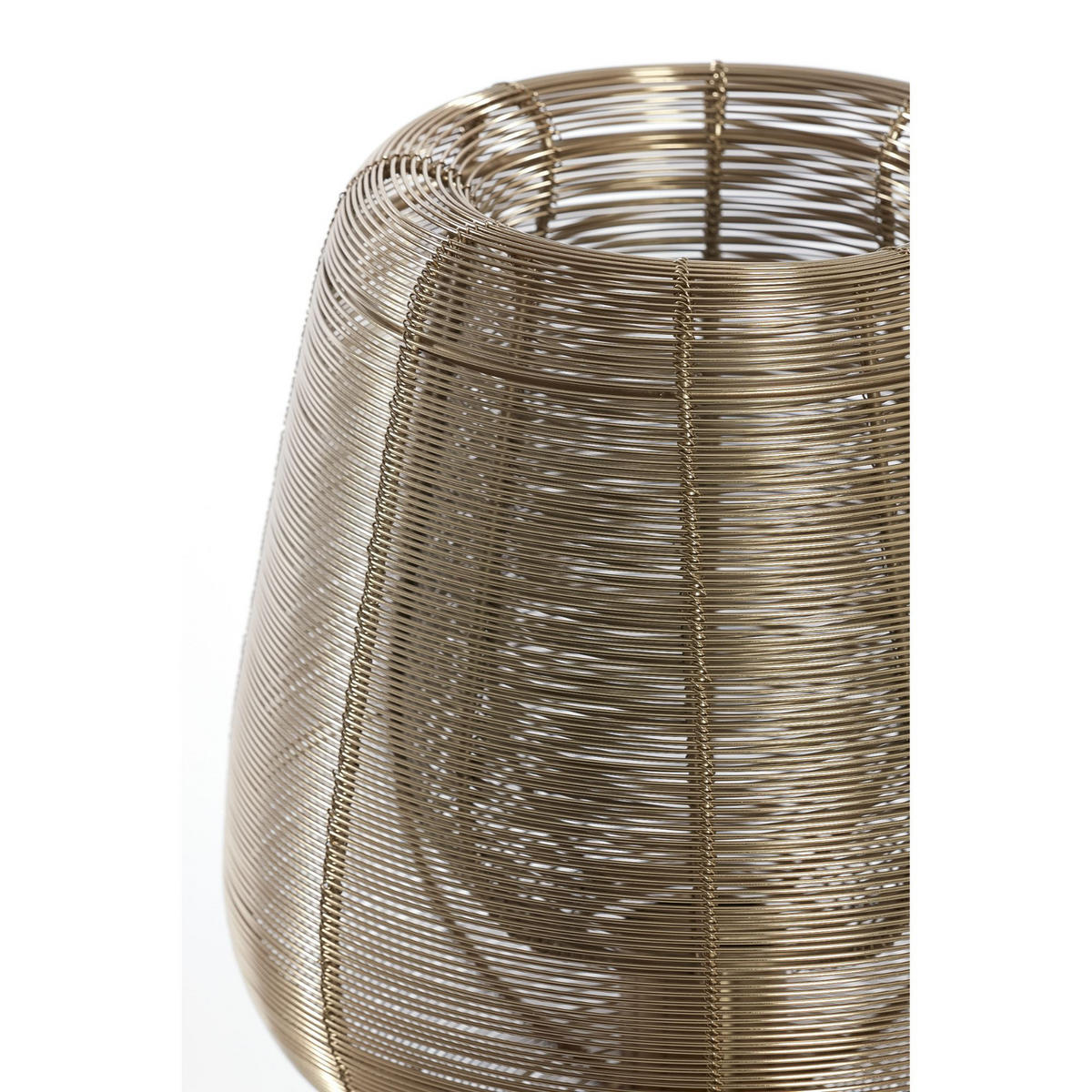 TISCHLAMPE ABOSO Gold 24/24/54 cm - Goldfarben, Metall (24/24/54cm) - Light & Living
