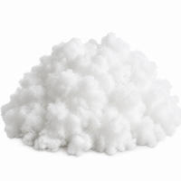 FÜLLWATTE waschbar 8kg Faserbällchen Bastelwatte Polyester - Weiß, Kunststoff (1/1cm) - TiborTex