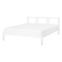 BETT mit Lattenrost 140x200 cm Weiß Vannes - Weiß, Holz (140/200cm) - Beliani