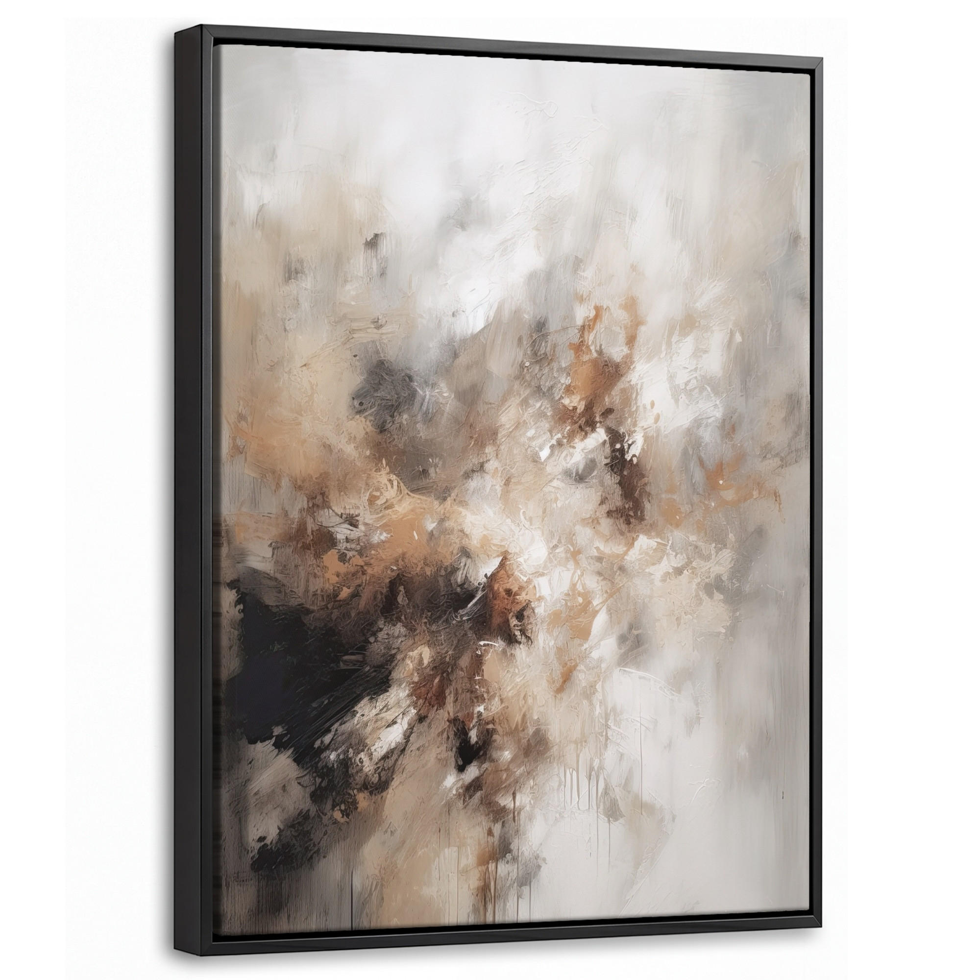 MuchoWow Leinwand Greige 30x40 cm