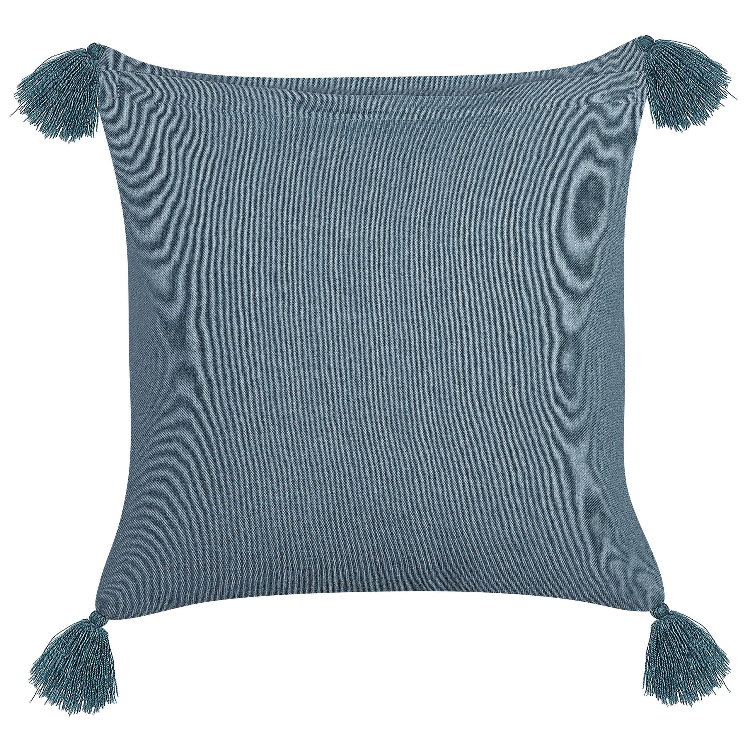 DEKOKISSEN Dunkelblau 45/45 cm Ribes - Dunkelblau, Textil (45/45cm) - Beliani
