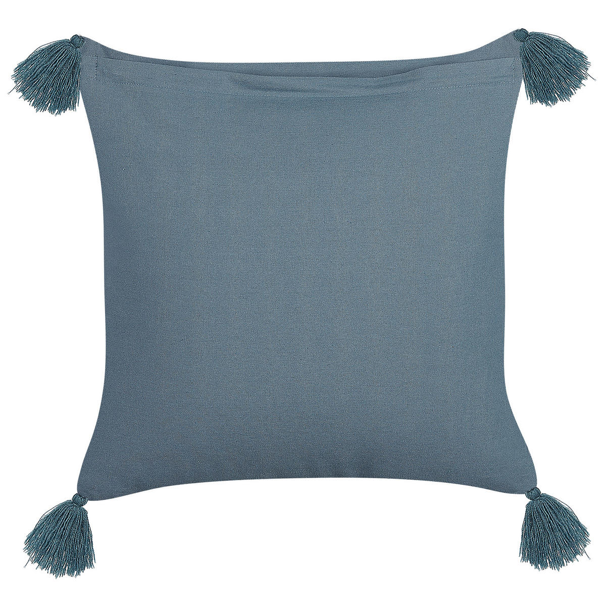 DEKOKISSEN 2er-Set Dunkelblau 45/45 cm Ribes - Dunkelblau, Textil (45/45cm) - Beliani