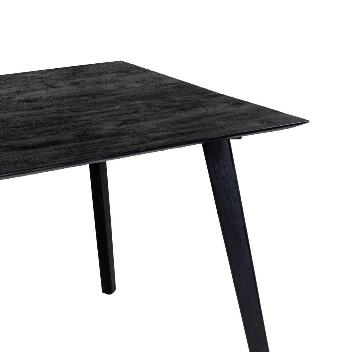 ESSTISCH aus Mangoholz 240cm, natürlich - Schwarz, Holz (240/90/90cm) - Giga Meubel