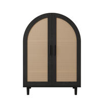 SIDEBOARD Naturfarben und Schwarz 70/40/100 cm - Naturfarben, Holzwerkstoff (70/100/40cm) - PANGIVO