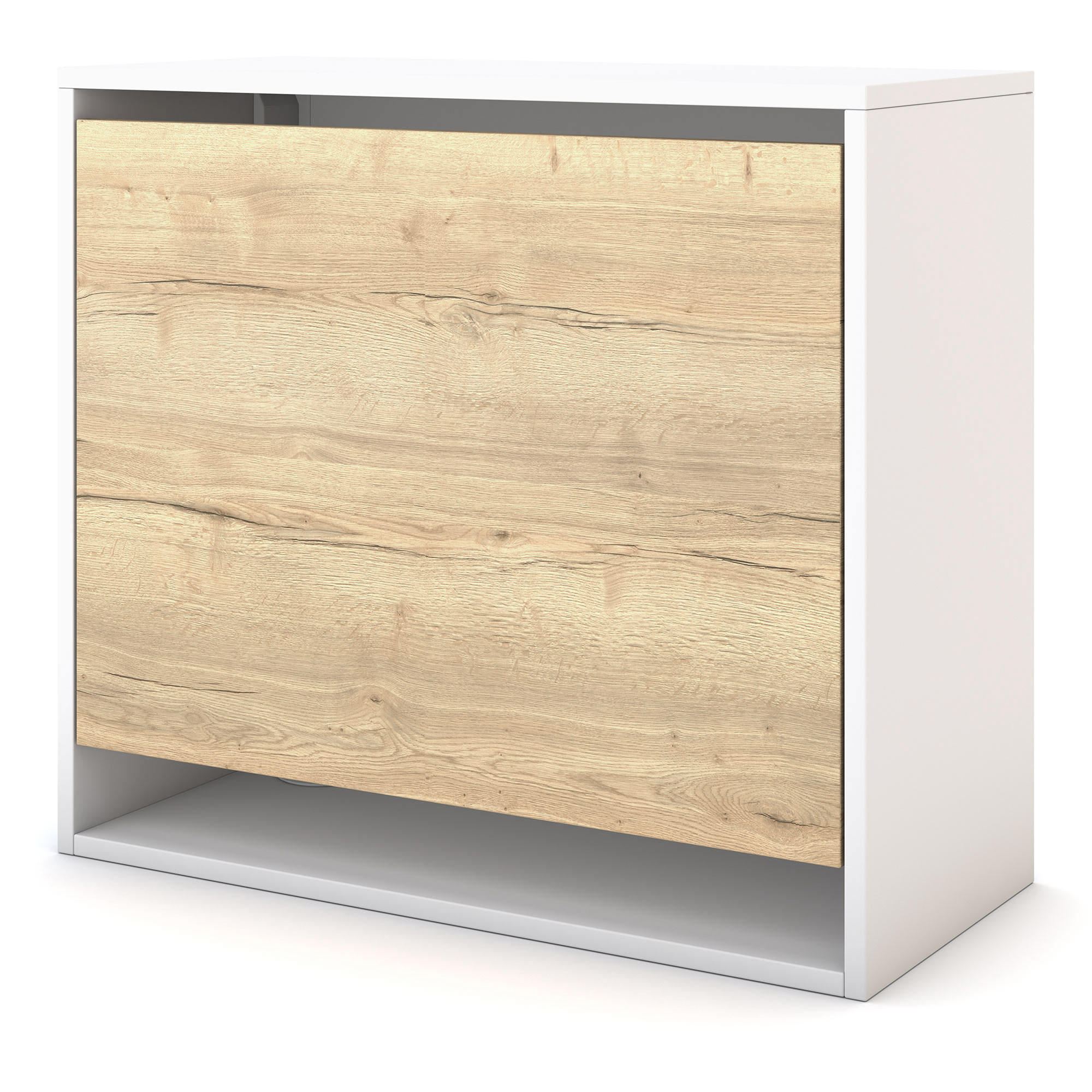 SEKRETÄR, Wandsekretär Wandsekretär Cubas Premium /74-74cm Signalweiß - Weiß, Holz (36/80/71.2cm) - ASSMANN