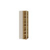 KINDERREGAL LIBU 04 55/40/195 in Sandbeige / Geölte Eiche - Eichefarben/Beige, Holzwerkstoff (55/195/40cm) - Deine Möbel 24
