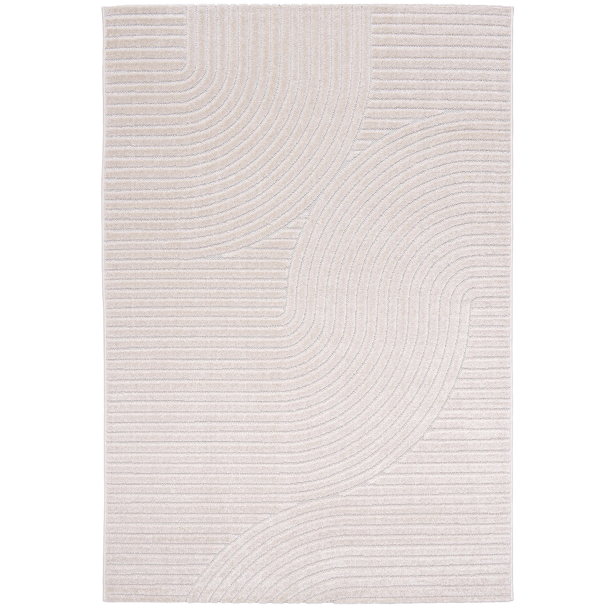 IN & OUTDOOR TEPPICH FLACHGEWEBE CLASSY - Creme, Textil (160/230cm) - Pergamon
