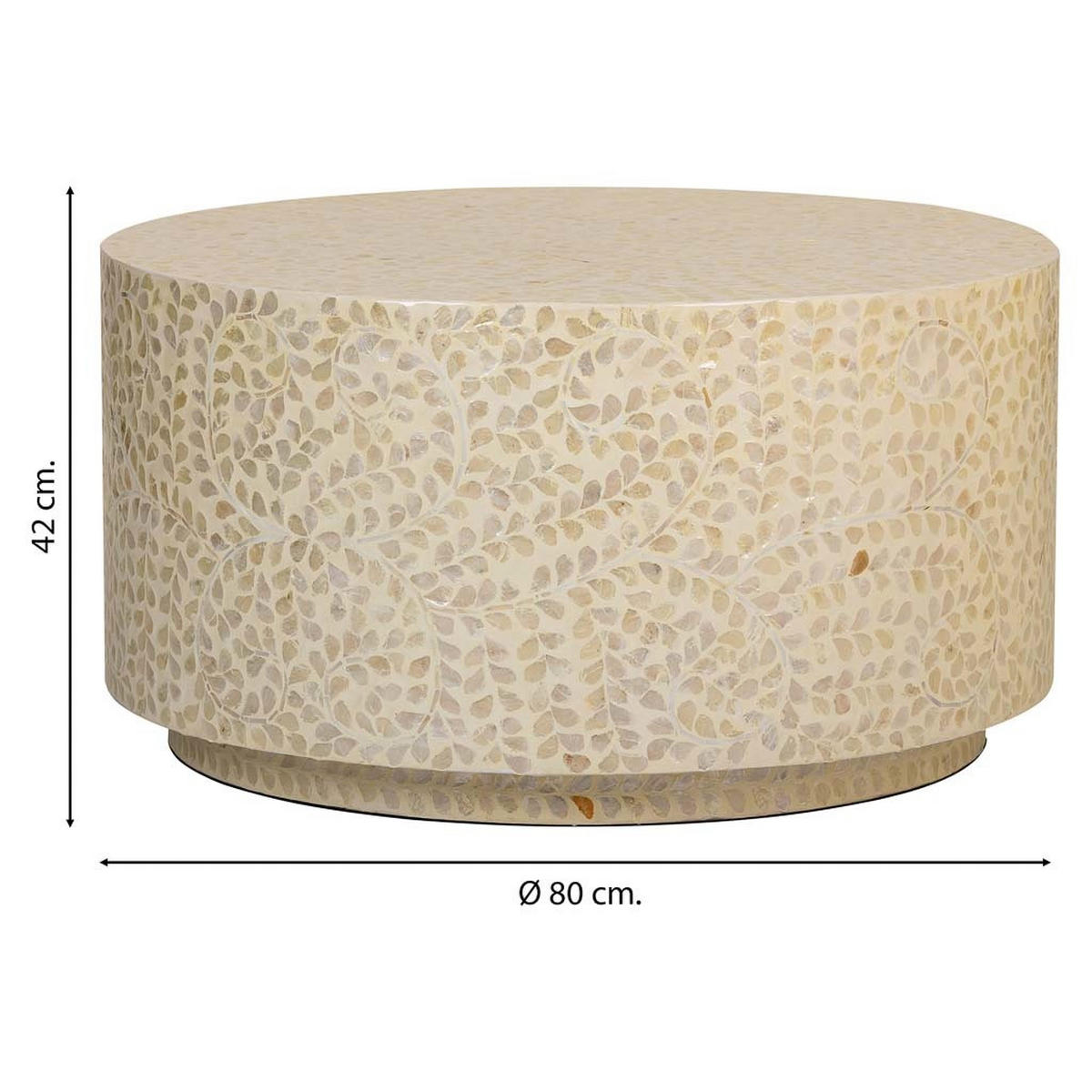 COUCHTISCH aus Holz 80x80x42 cm - Grau, Holz (80/80/42cm) - Wanderlust