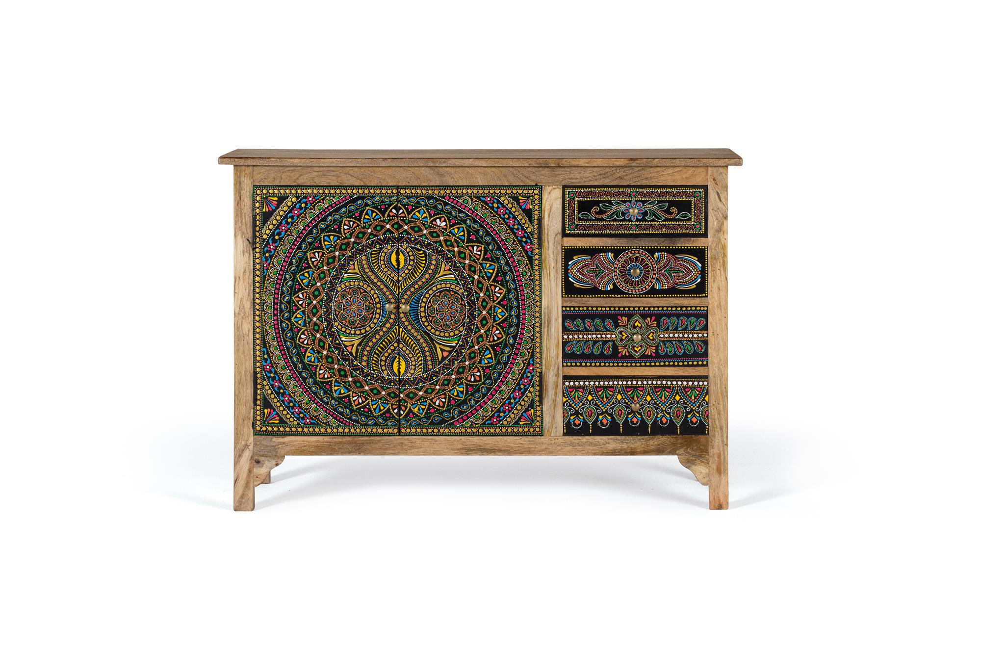 SIDEBOARD aus Mangoholz - Braun, Holz (33/73/107cm) - Giner y Colomer