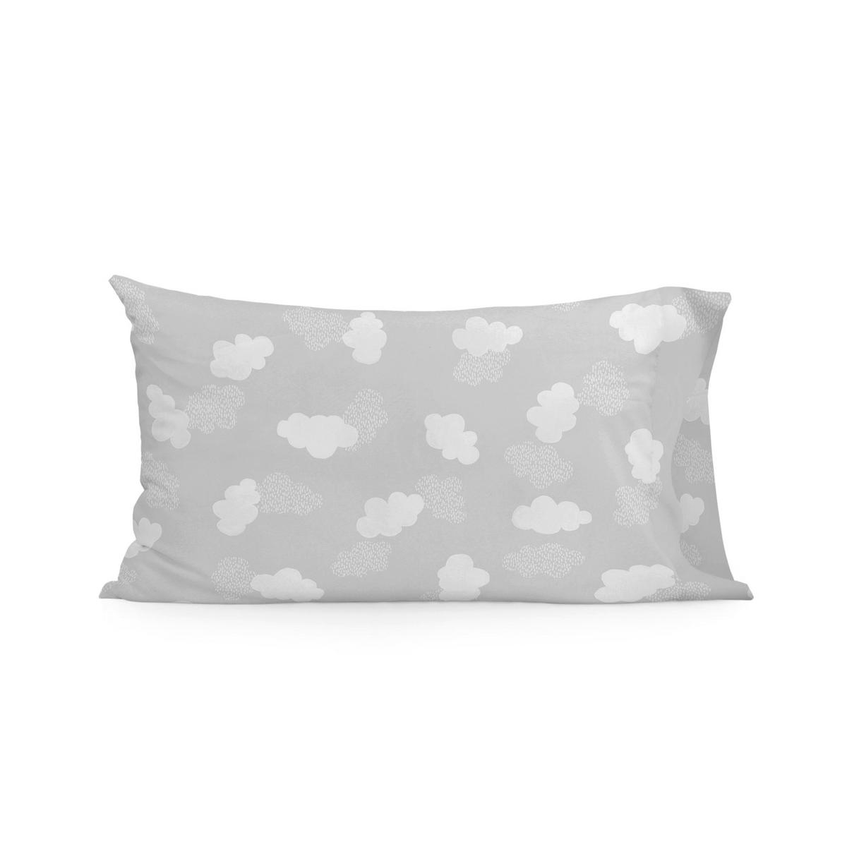 KISSENBEZUG clouds 50x75 cm grau - Grau, Textil (50/75cm) - Happy Friday