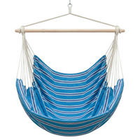 XXL-HÄNGESESSEL bis 150kg, 185/130 cm Multicolor - Blau, Textil (130/155/185cm) - Amanka