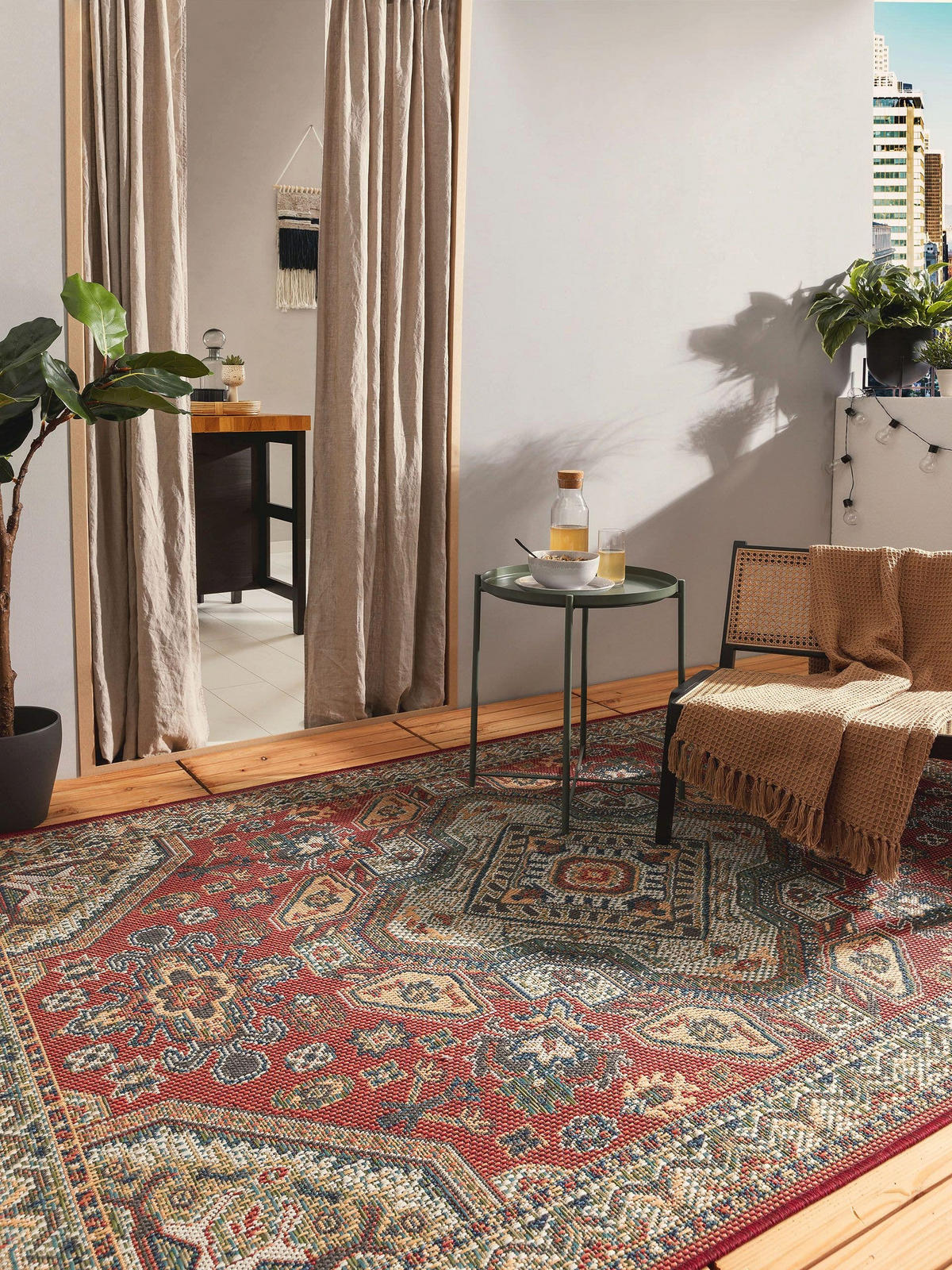 OUTDOORTEPPICH Mirena Multicolor 200x290 cm - Multicolor, Textil (200/290cm) - benuta Nest