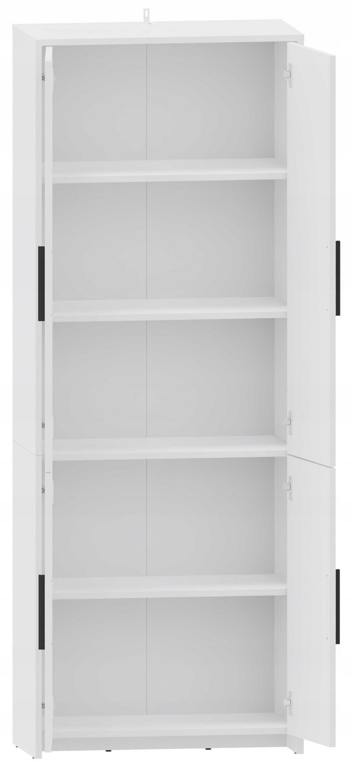 BÜCHERREGAL ALTIVO REG 70 4D Weiß 36/35,9/183,5 cm - Weiß, Holzwerkstoff (68.8/183.5/35.9cm) - Matkam Möbel