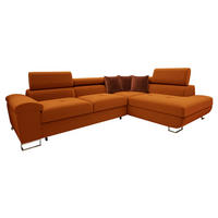 ECKSOFA Cotere Premium, Seite: Rechts - Orange, Holz/Textil (270/202cm) - MIRJAN24